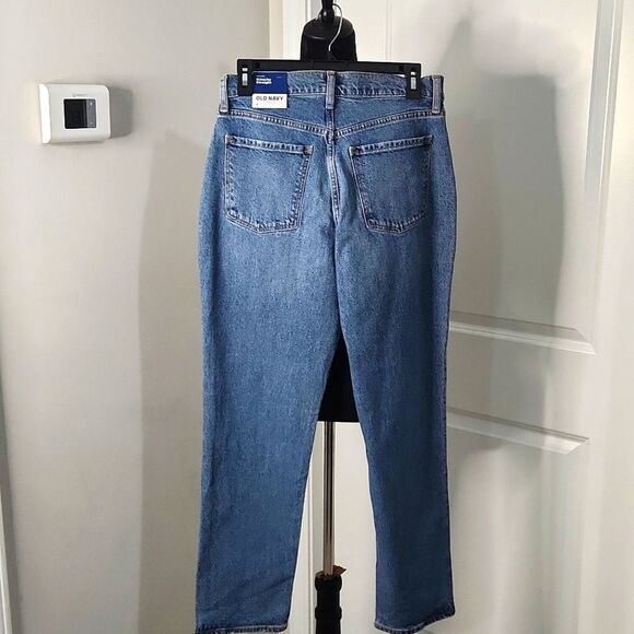 Old Navy | High-Rise Slouchy Straight Jeans | Size 2 - Picture 2 of 4